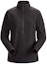 Buy (Women) Arcteryx Arc'teryx Delta LT Zip Pullover Black High-Neck Long-Sleeve Sweatshirt. 23138