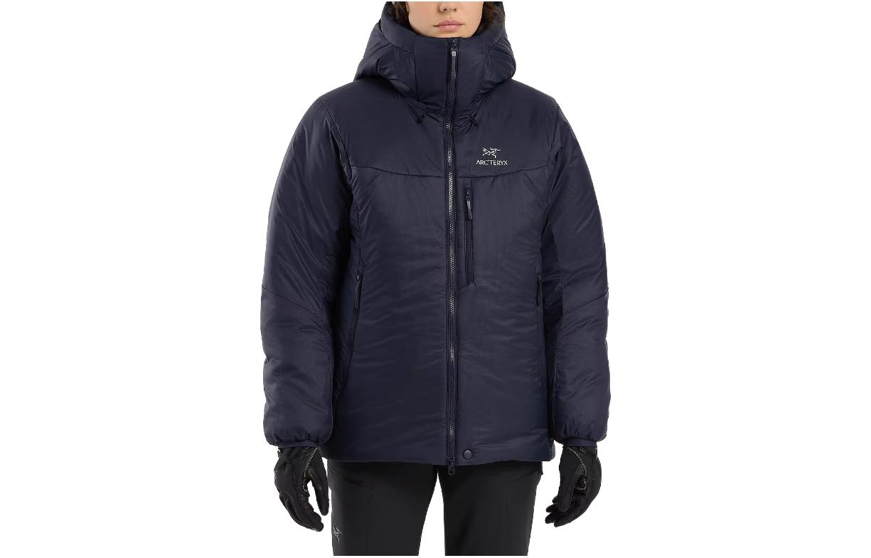 (Women) Arcteryx Arc'teryx  Logo Print Hoodie Jacket Blue Black 30108