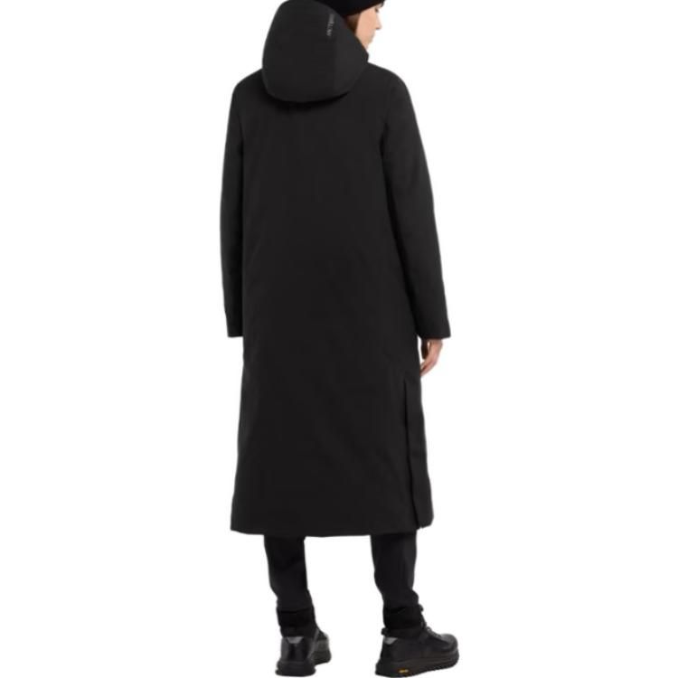 Shop (Women) Arcteryx Arc'teryx  Long Solid Color Hooded Coat 29651