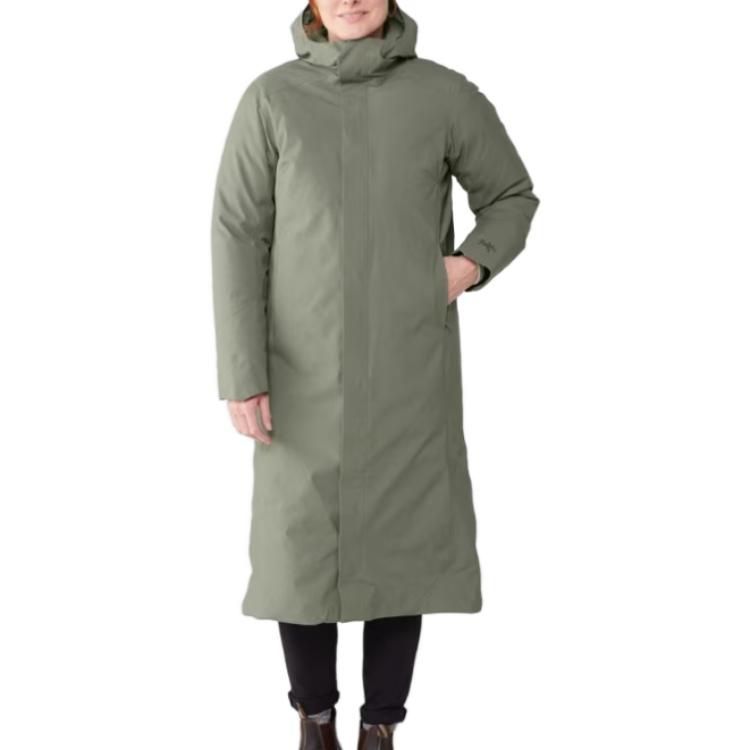 Details for (Women) Arcteryx Arc'teryx  Long Solid Color Hooded Coat 29651
