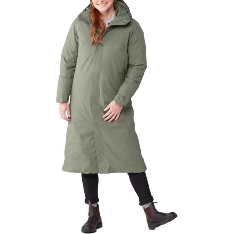 Cheap (Women) Arcteryx Arc'teryx  Long Solid Color Hooded Coat 29651