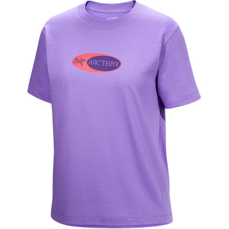 (Women) Arcteryx Arc'teryx  Purple Cotton Short Sleeve T-Shirt X000009843 圖 3