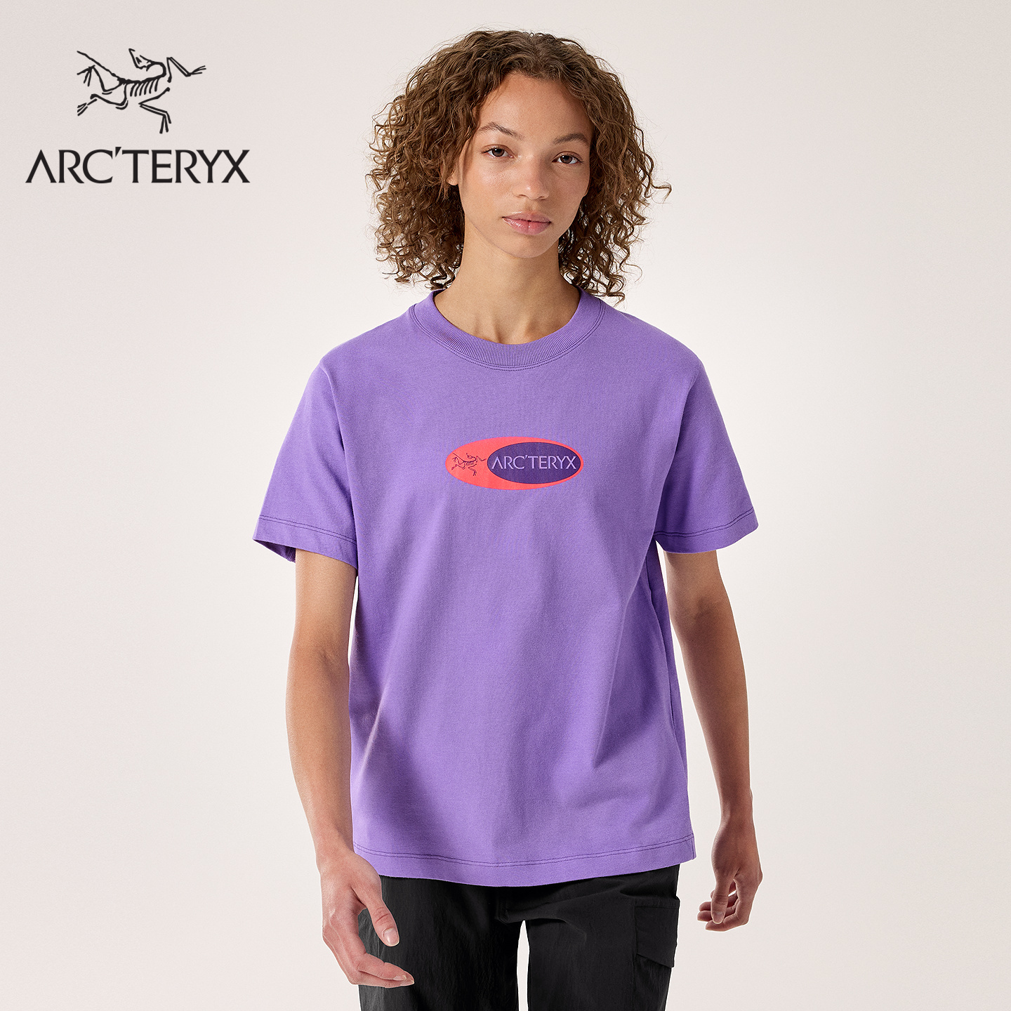 (Women) Arcteryx Arc'teryx  Purple Cotton Short Sleeve T-Shirt X000009843 圖 4