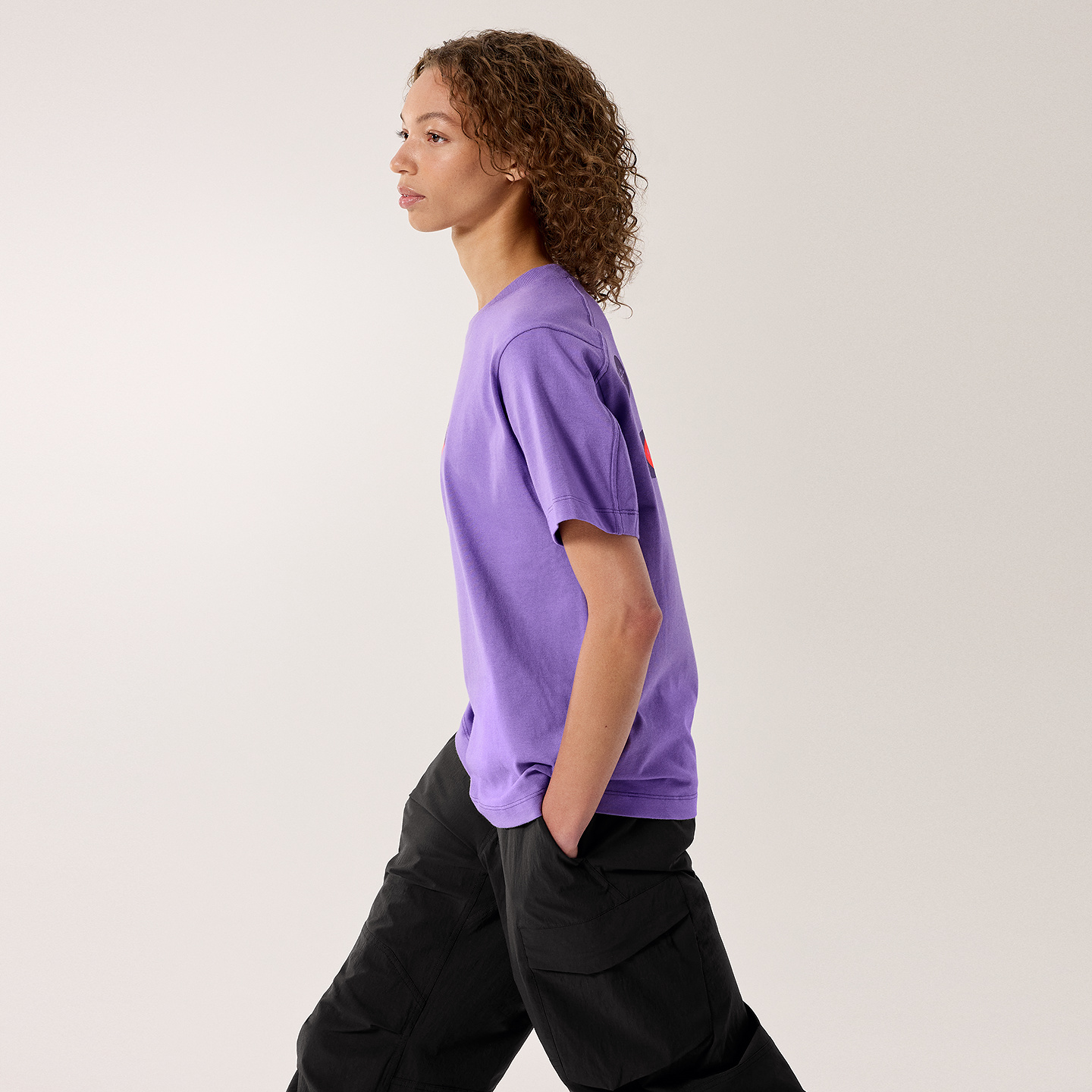 (Women) Arcteryx Arc'teryx  Purple Cotton Short Sleeve T-Shirt X000009843 圖 6