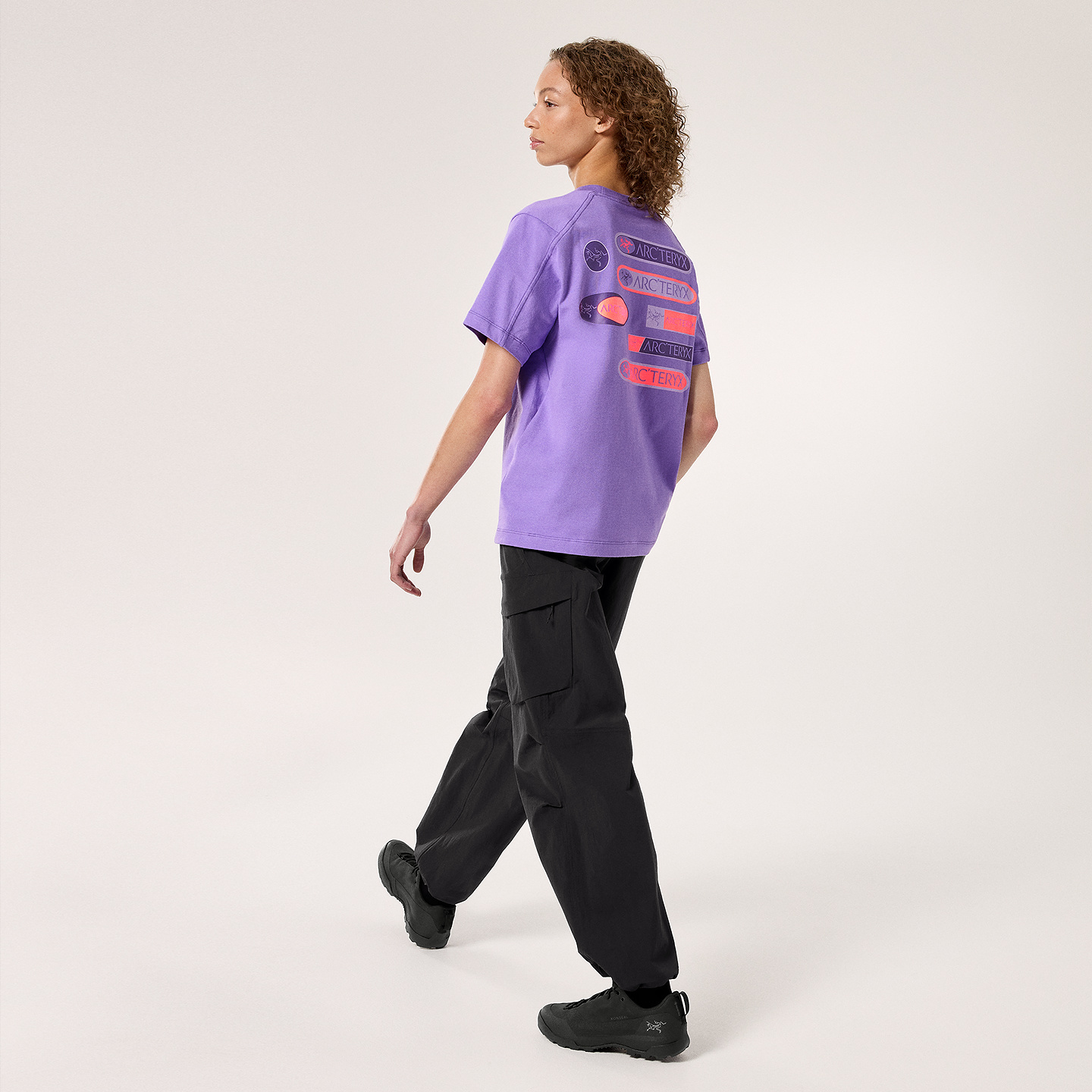 (Women) Arcteryx Arc'teryx  Purple Cotton Short Sleeve T-Shirt X000009843 圖 8