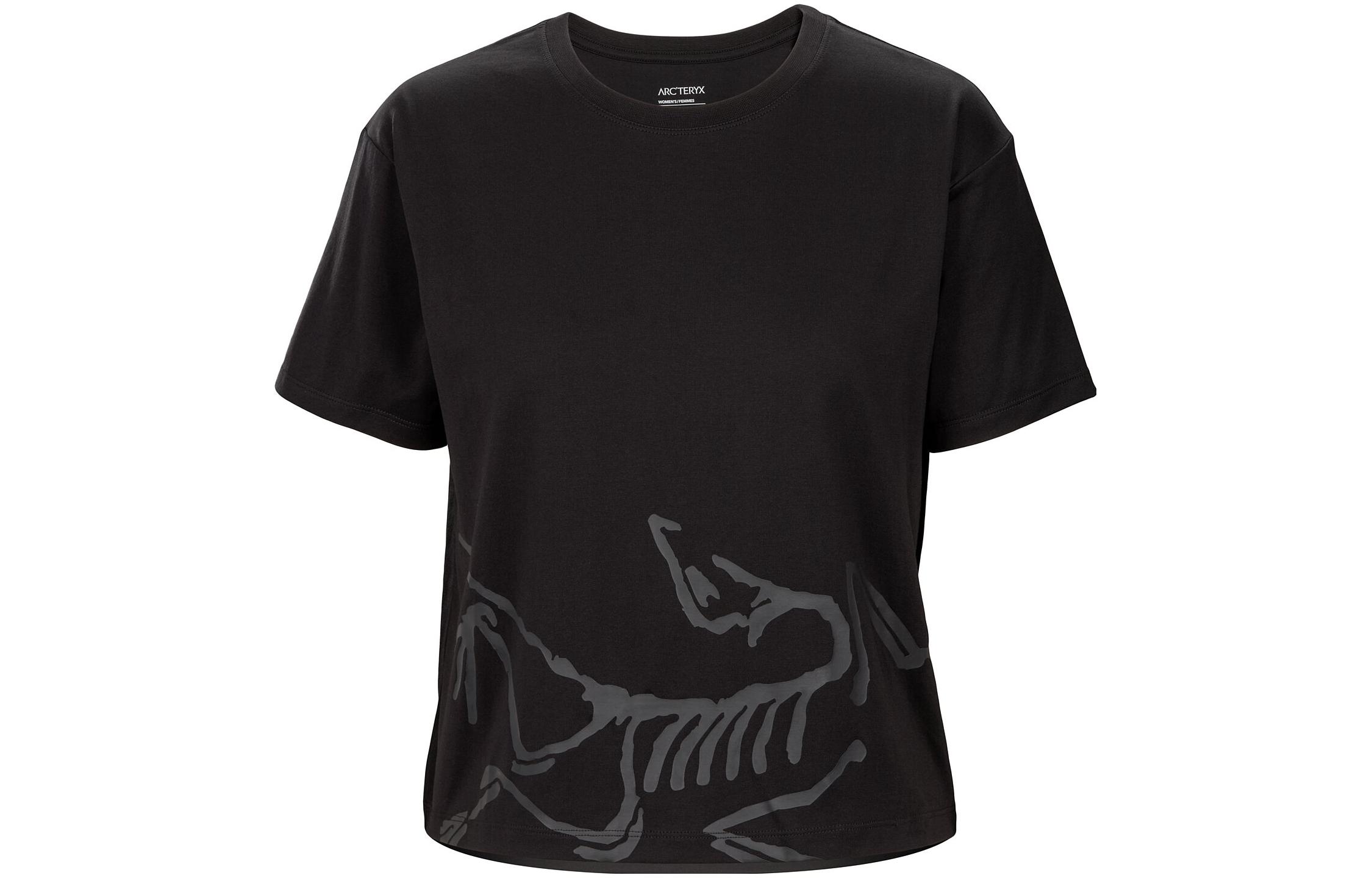 Lookbook (Women) Arcteryx Arc'teryx  Retro Logo Graphic Crew Neck T-Shirt SS22 Collection. 29861
