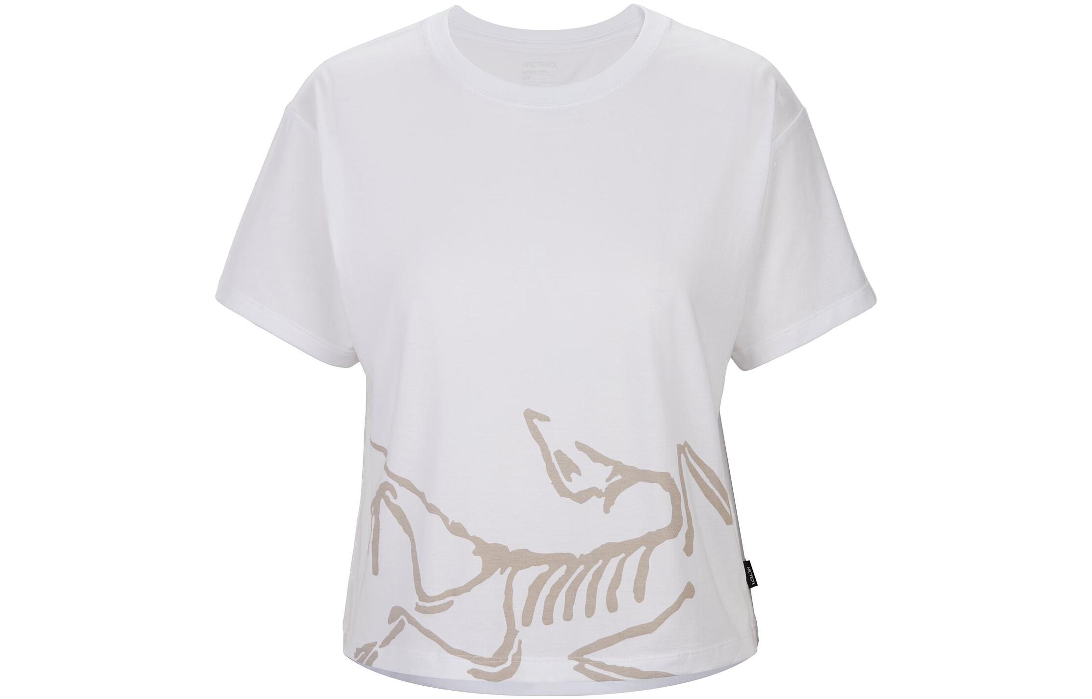 Shop (Women) Arcteryx Arc'teryx  Retro Logo Graphic Crew Neck T-Shirt SS22 Collection. 29861