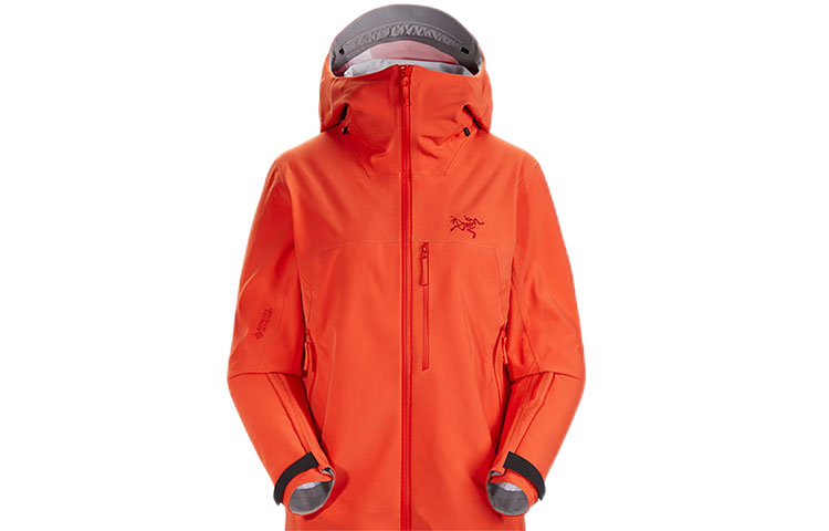(Women) Arcteryx Arc'teryx  Shashka Stretch Waterproof Softshell Jacket - Instant Red 25751