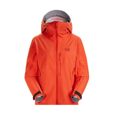 (Women) Arcteryx Arc'teryx Shashka Stretch Waterproof Softshell Jacket - Instant Red 25751