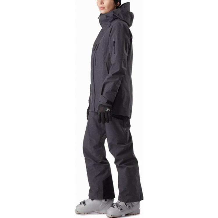 (Women) Arcteryx Arc'teryx  Solid Straight-Cut Breathable Windproof Ski Pants Black/Grey 25808 圖 3