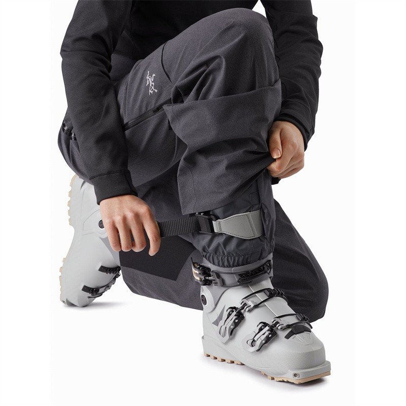 (Women) Arcteryx Arc'teryx  Solid Straight-Cut Breathable Windproof Ski Pants Black/Grey 25808 圖 4