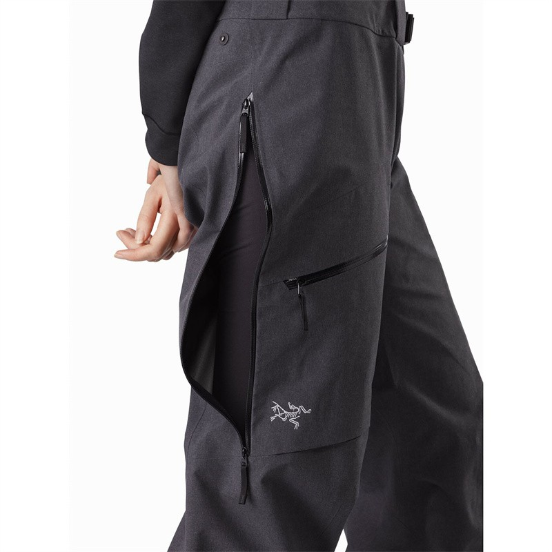 (Women) Arcteryx Arc'teryx  Solid Straight-Cut Breathable Windproof Ski Pants Black/Grey 25808 圖 5
