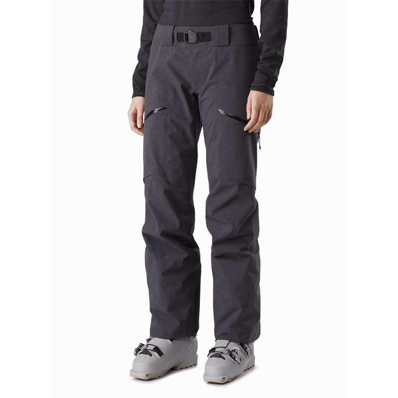 (Women) Arcteryx Arc'teryx  Solid Straight-Cut Breathable Windproof Ski Pants Black/Grey 25808 圖 7