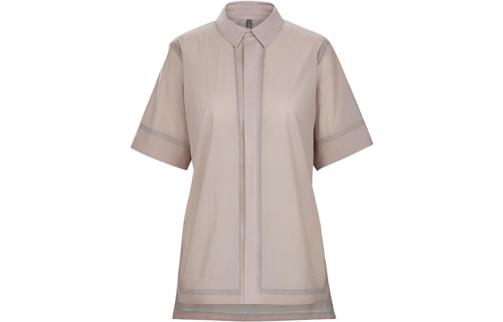 Order (W) Arcteryx Arc''teryx Blaus Leher Petak Lengan Pendek Warna Polos 28501