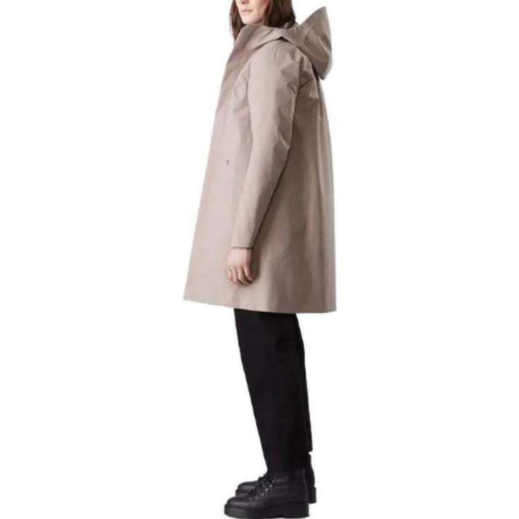 Details for (W) Chaqueta Larga Impermeable, a Prueba de Viento y Transpirable con Capucha Arc''teryx. 25866