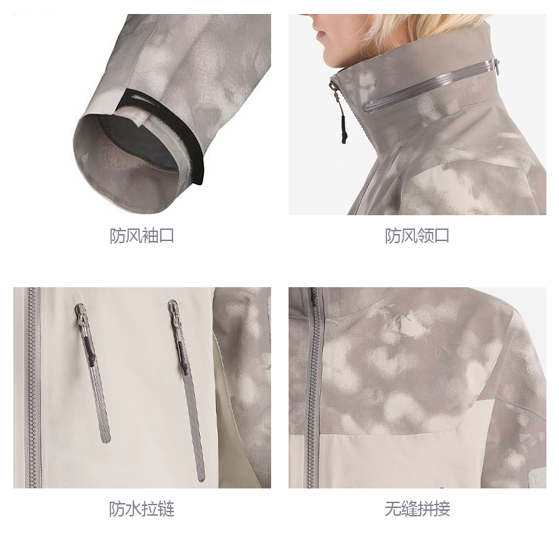 Sizing (W) Chaqueta Impermeable Transpirable Resistente al Viento Arc''teryx para Senderismo. 29144