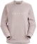 Buy (W) Arcteryx Crewneck Pullover Bordir Sweatshirt Pink. 27824