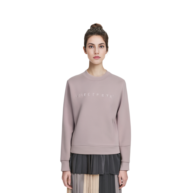 Purchase (W) Arcteryx Crewneck Pullover Bordir Sweatshirt Pink. 27824