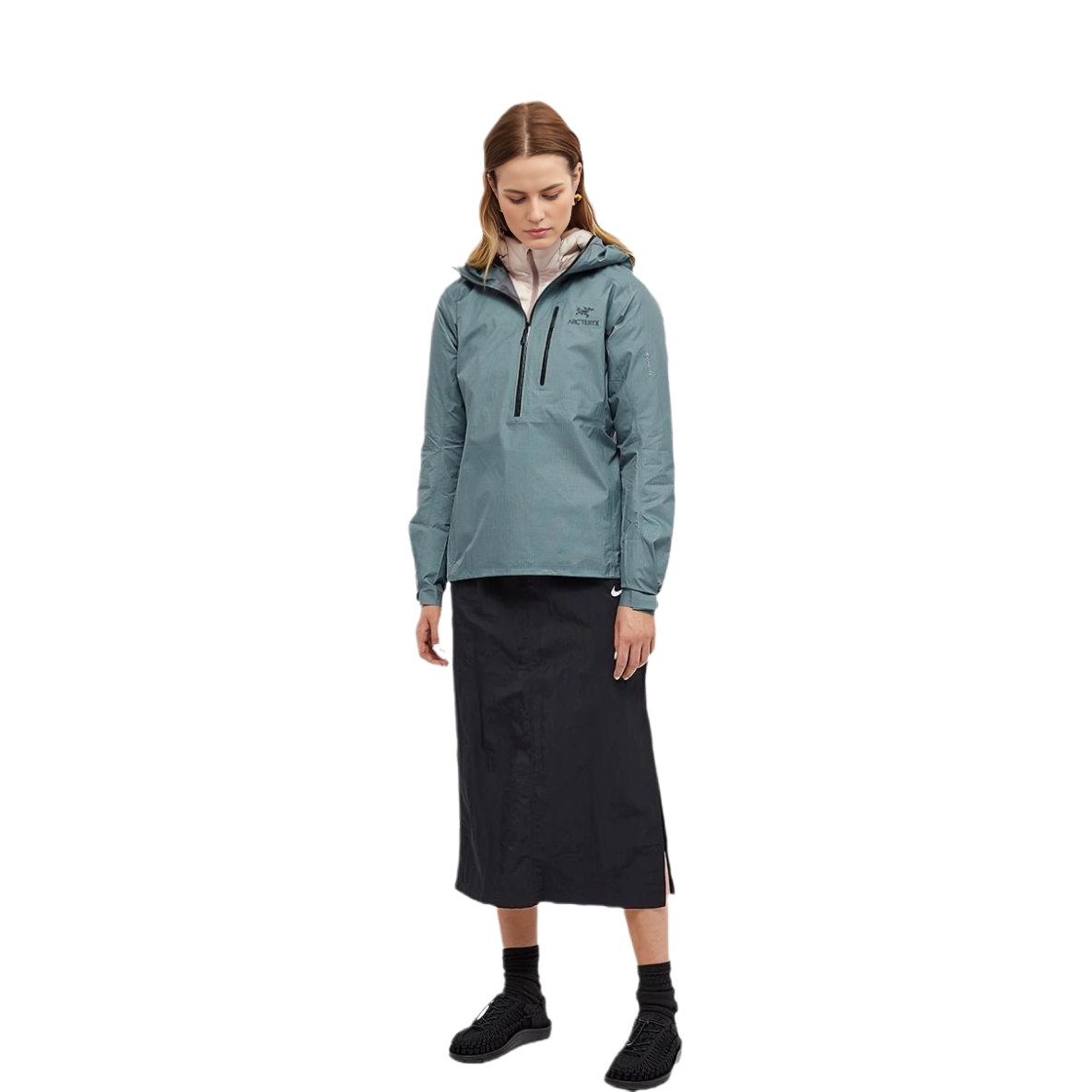 (Women) Arcteryx Arc'teryx Alpha SL  Anorak Logo Print Hooded Zip Jacket. 17099 圖 3