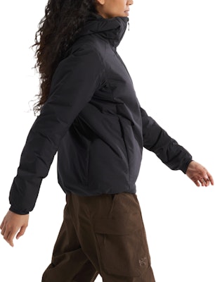 (W) 아크테릭스 아톰 SV 후디 로고 자수 방수 보온 재킷. X000009853 1