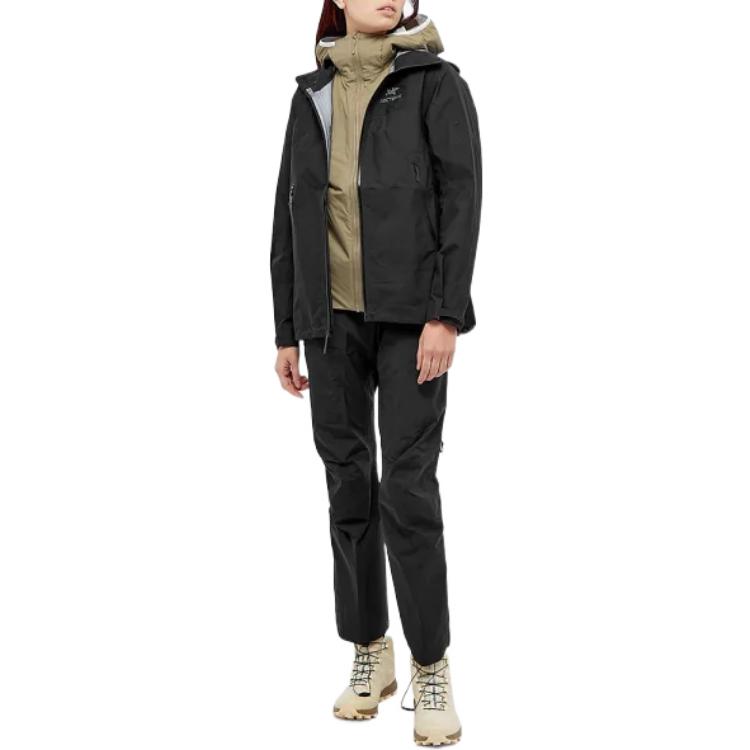 (Women) Arcteryx Arc'teryx Beta  Black Adjustable Strap Straight-Leg Shell Pants. 25701 圖 5