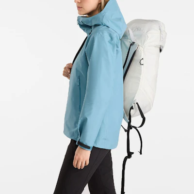 (W) Jaket Hoodie Ringan Arcteryx BETA dengan Logo Cetak dan Bahu Jatuh. 30612 2