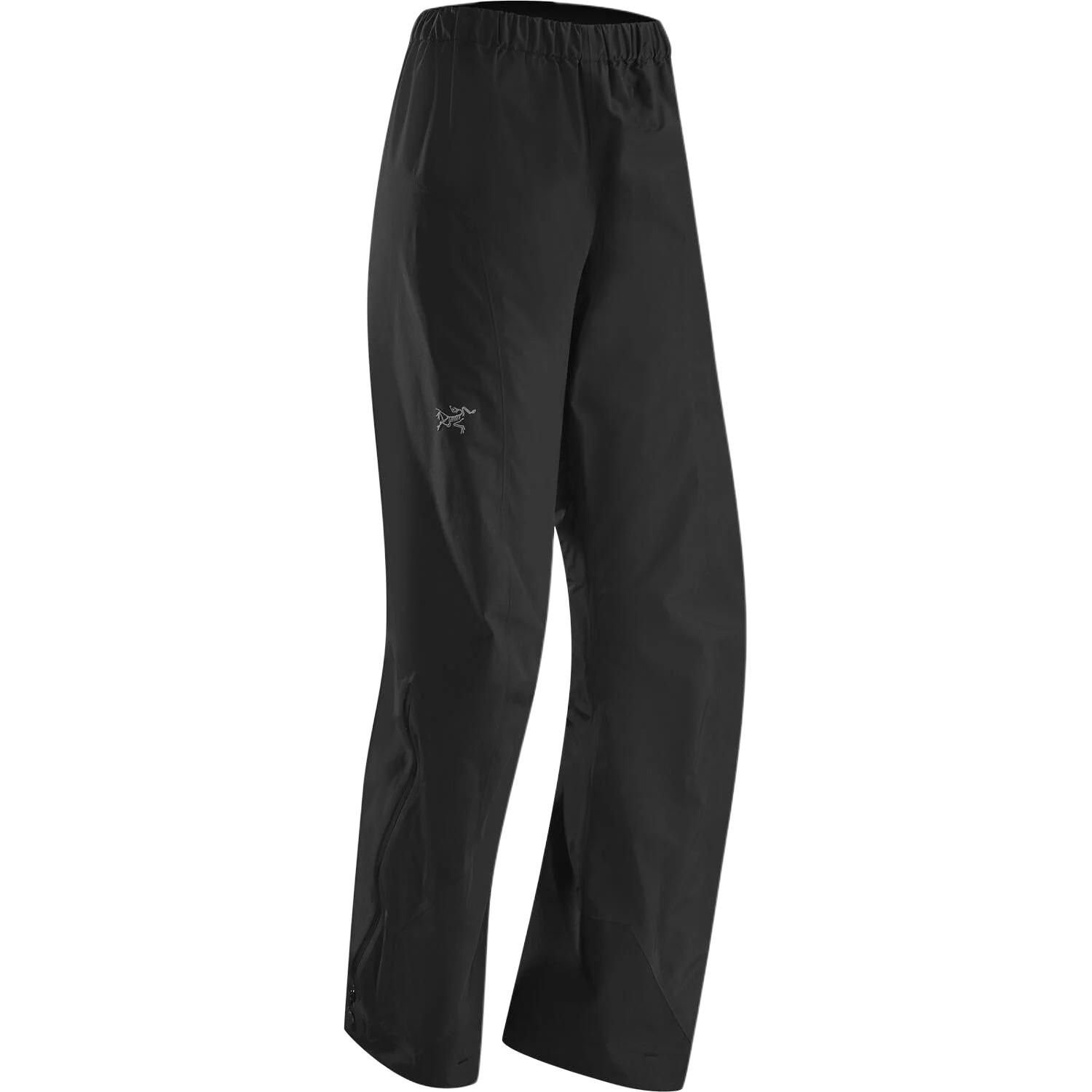 (Women) Arcteryx Arc'teryx BETA SL  Black Hiking Casual Pants with Logo Embroidery. 14475