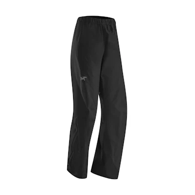 (Women) Arcteryx Arc'teryx BETA SL Black Hiking Casual Pants with Logo Embroidery. 14475