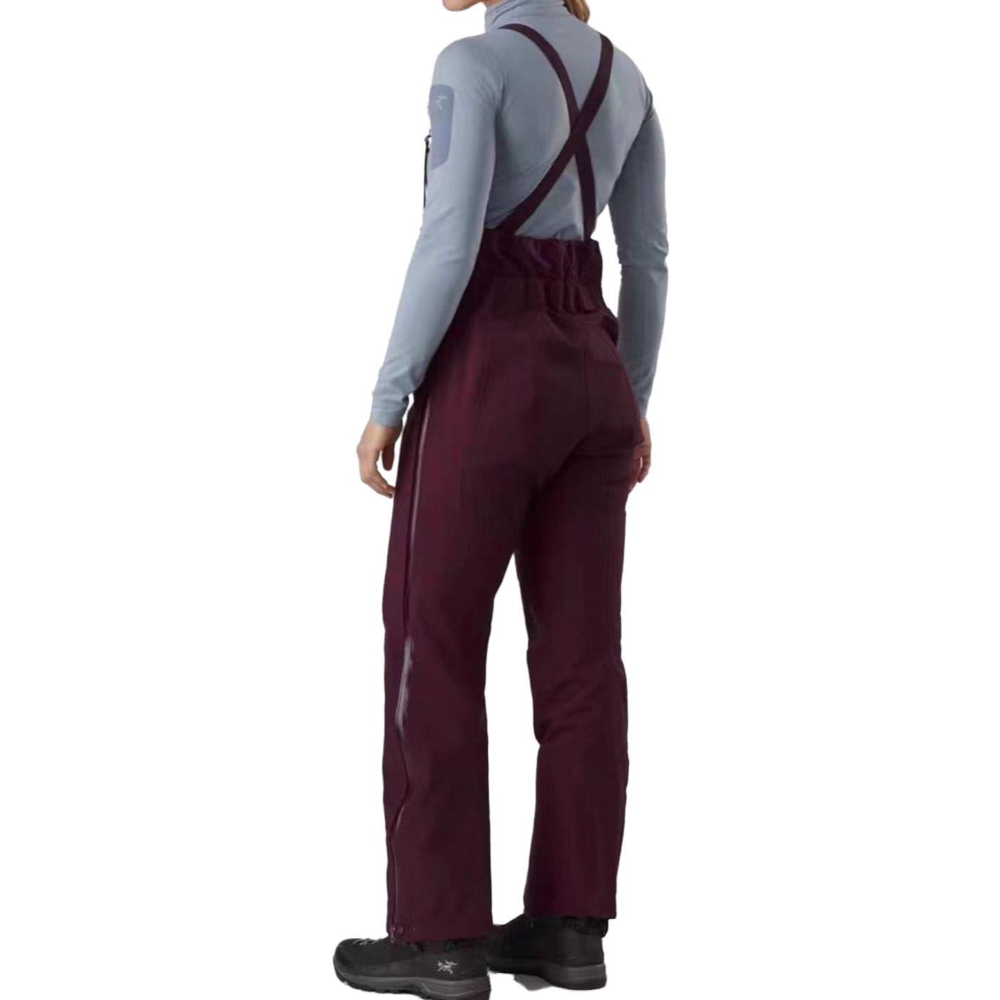 Lookbook (W) 아크테릭스 베타 SV 블랙 로고 비브 오버롤 캐주얼 원피스. 25861