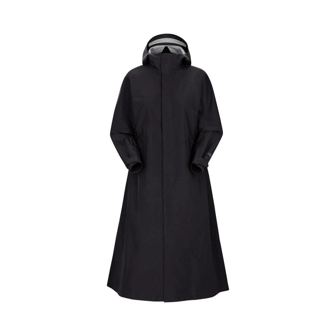 (Women) Arcteryx Arc'teryx Ceralle  Long Coat with Logo Embroidery - Solid Color 29774