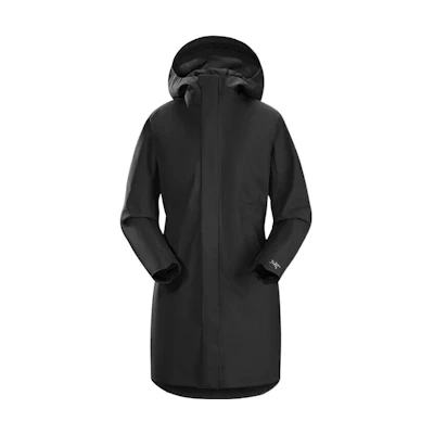 (Women) Arcteryx Arc'teryx Codetta Hooded Long Sleeve Jacket Coat with Logo Detail. 25645