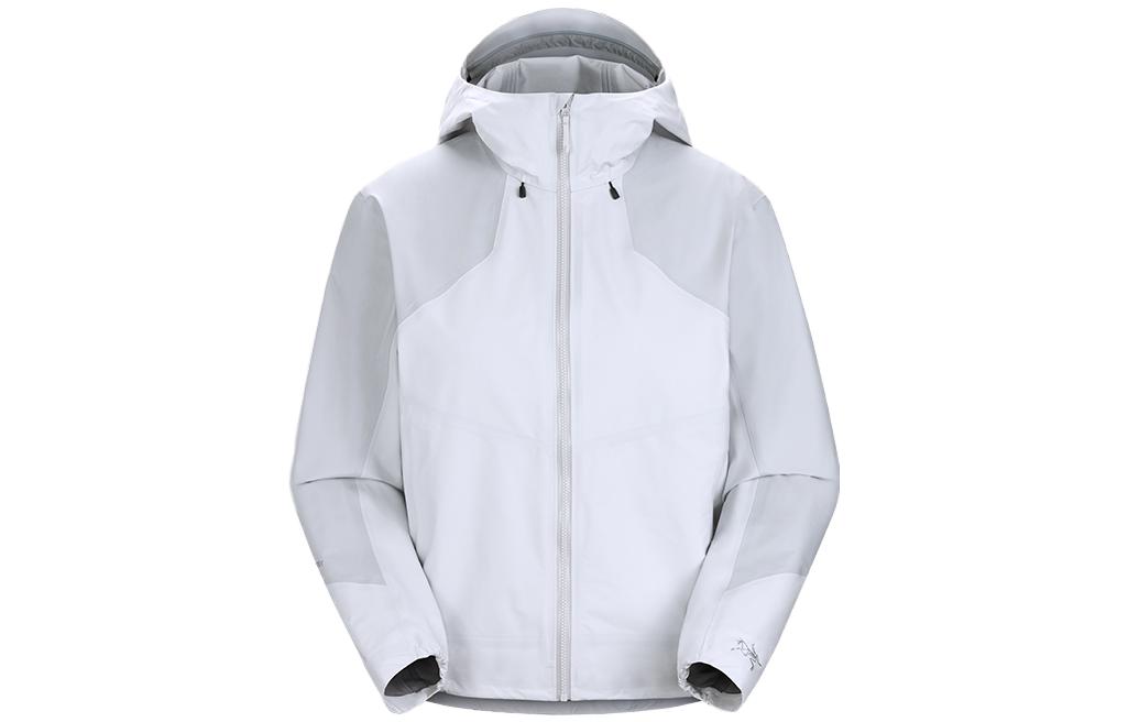 (Women) Arcteryx Arc'teryx Coelle  Waterproof Hooded Shell Jacket Colorblock Short Style 30407