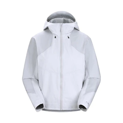 (Women) Arcteryx Arc'teryx Coelle Waterproof Hooded Shell Jacket Colorblock Short Style 30407