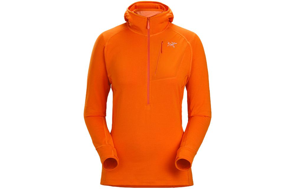 (Women) Arcteryx Arc'teryx Delta Half-Zip Hoodie  Solid Color Long Sleeve Jacket. 29606