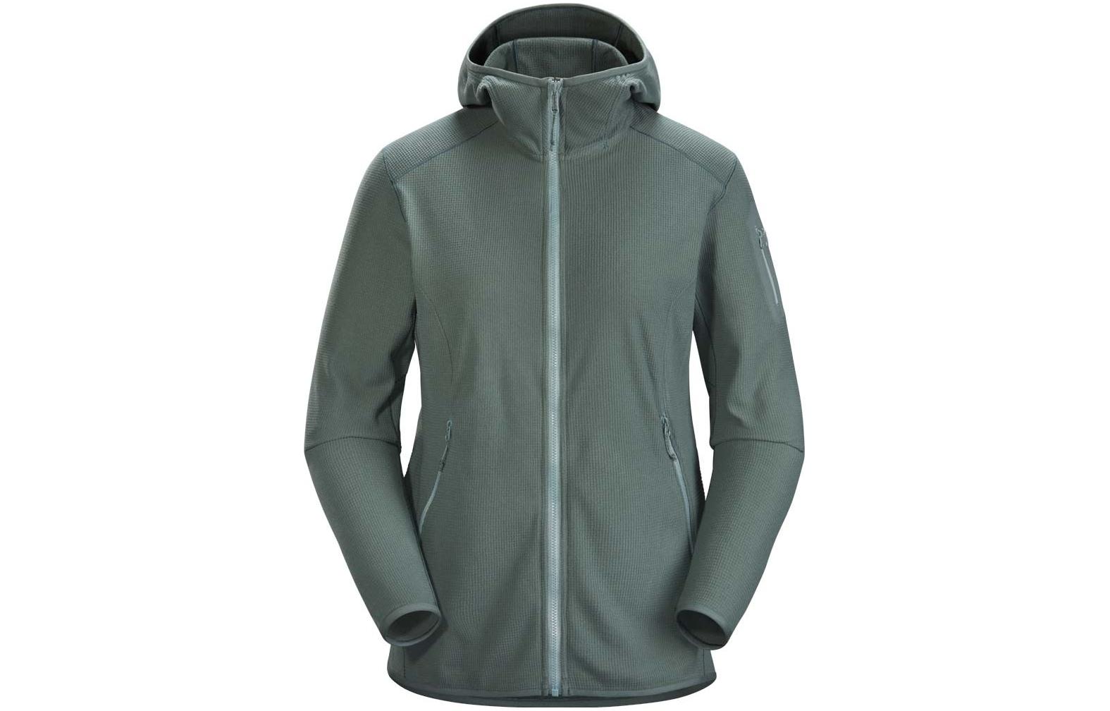 Shop (Women) Arcteryx Arc'teryx Delta LT Hoody  Black Full-Zip Long Sleeve Jacket Hoodie 23144