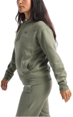 (Women) Arcteryx Arc'teryx Emblem Hoodie - Logo Embroidery, Loose Fit & Cozy Design. X000009786 5