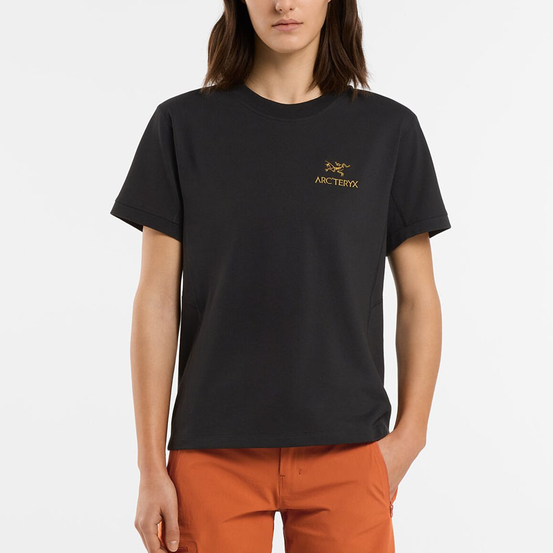 Sizing (Women) Arcteryx Arc'teryx Emblem Series Envoy Graphic Print Vintage Crewneck Tee for Women. 30437