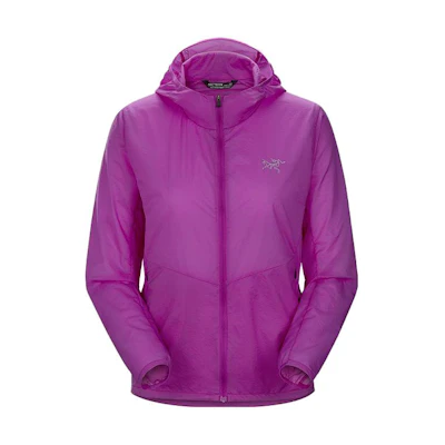 (Women) Arcteryx Arc'teryx Incendo Airshell Hoody Windbreaker Jacket with Logo Detail. 30845