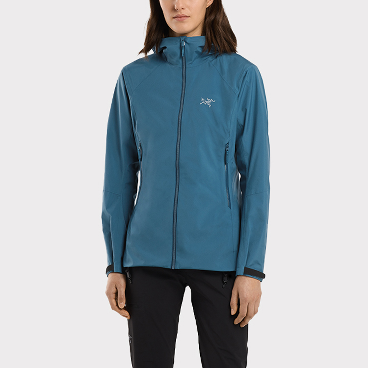 Lookbook (W) 아크테릭스 여성용 로고 소프트쉘 후디 긴팔. 30795