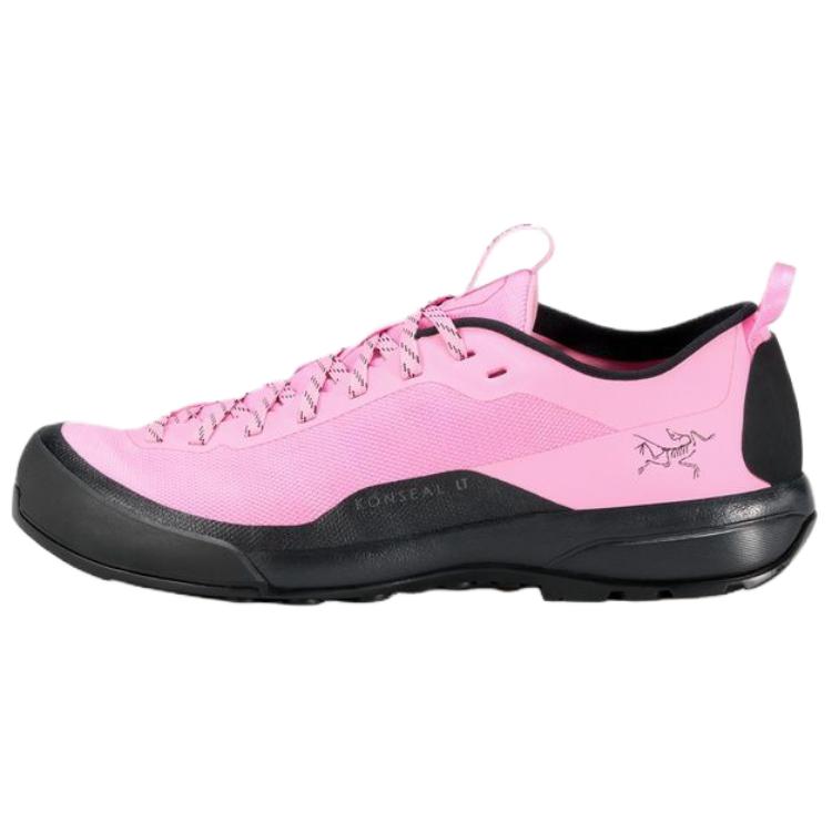 (Women) Arcteryx Arc'teryx Konseal LT Lightweight Breathable Hiking Shoes - Tide Pink X000006953-PINEBERRY/BLACK
