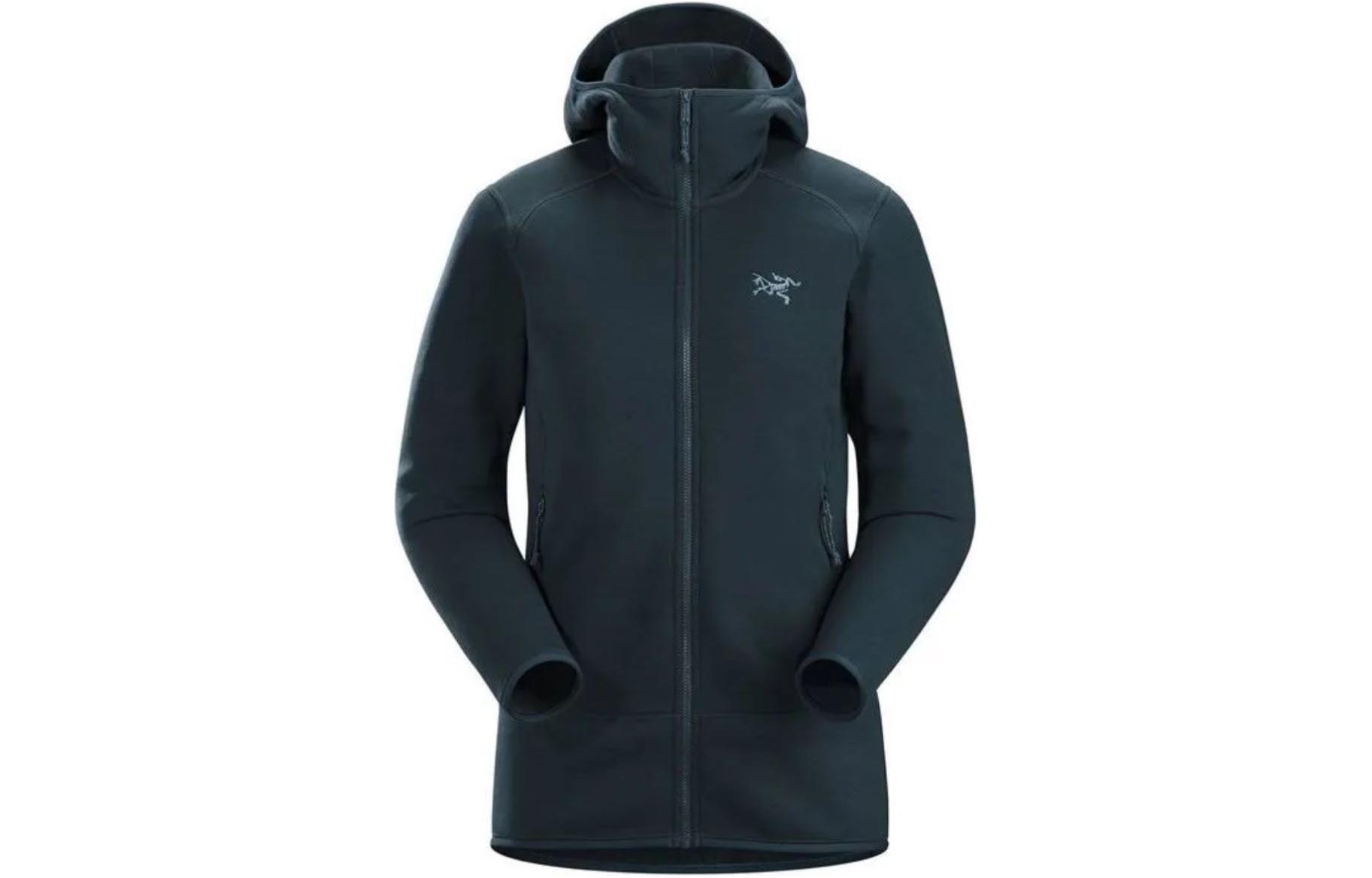 (Women) Arcteryx Arc'teryx Kyanite  Fleece Hoodie Full-Zip Jacket in Peacock Green 19769 圖 13