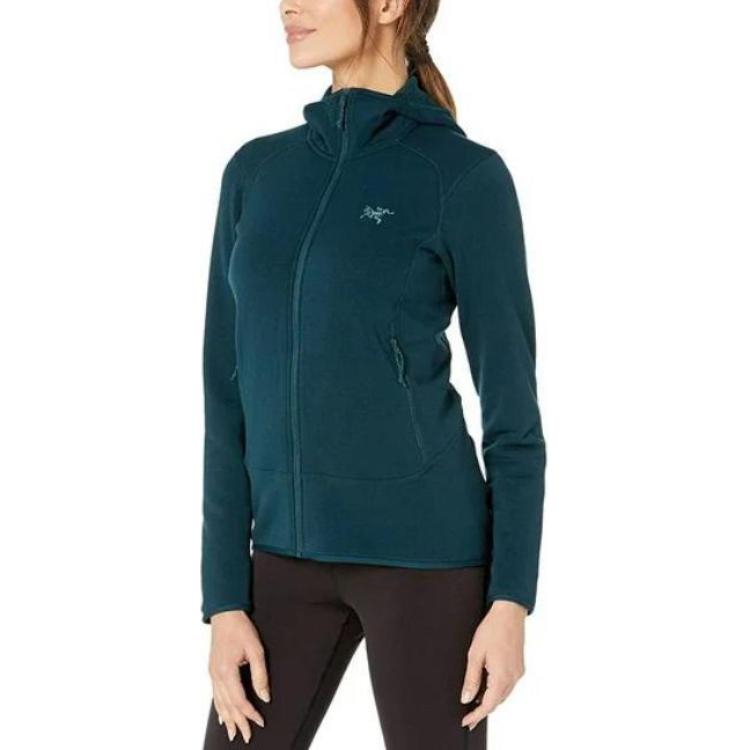 (Women) Arcteryx Arc'teryx Kyanite  Fleece Hoodie Full-Zip Jacket in Peacock Green 19769 圖 4