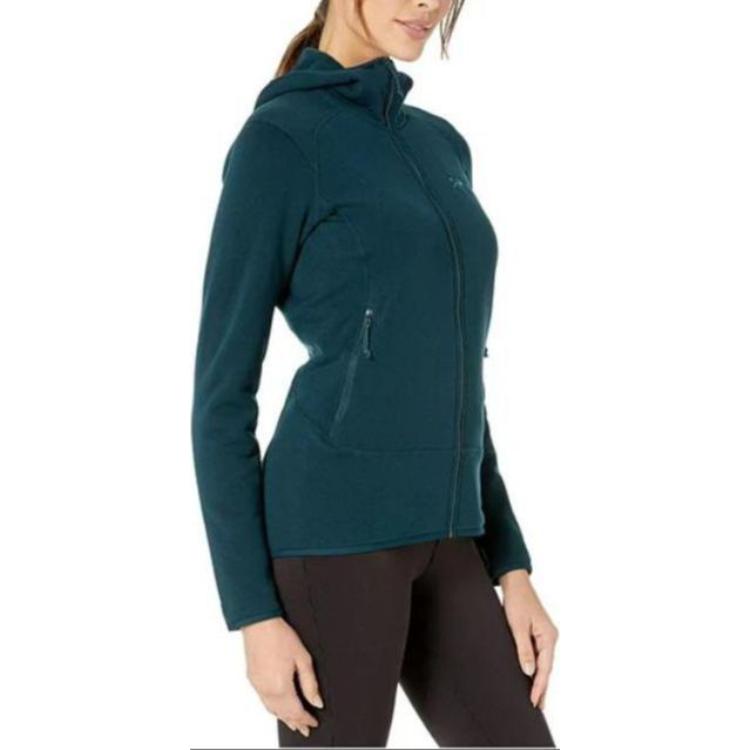 (Women) Arcteryx Arc'teryx Kyanite  Fleece Hoodie Full-Zip Jacket in Peacock Green 19769 圖 6