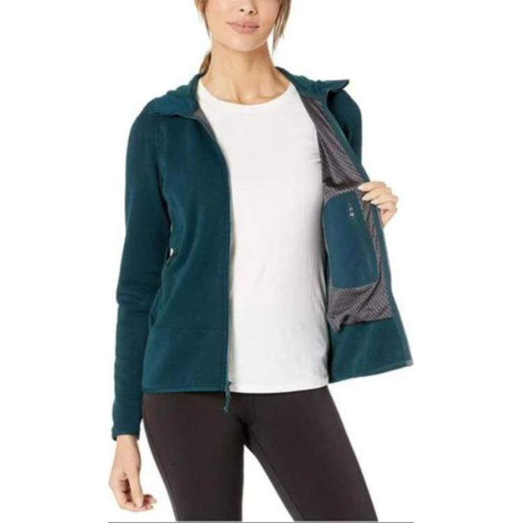 (Women) Arcteryx Arc'teryx Kyanite  Fleece Hoodie Full-Zip Jacket in Peacock Green 19769 圖 7