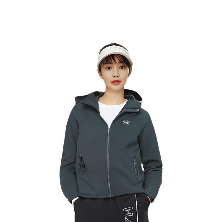 (Women) Arcteryx Arc'teryx Kyanite  Fleece Hoodie Full-Zip Jacket in Peacock Green 19769 圖 10