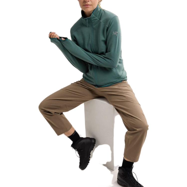 (Women) Arcteryx Arc'teryx Kyanite  Fleece Jacket Embroidered Logo Breathable Full-Zip 30107 圖 3