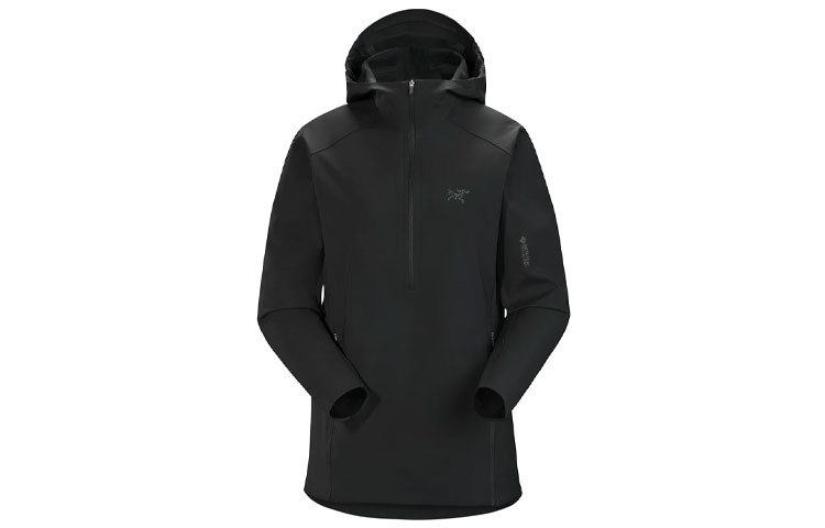 Shop (Women) Arcteryx Arc'teryx Kyanite Trino SL Logo Hoodie Jacket Long Sleeve 25916