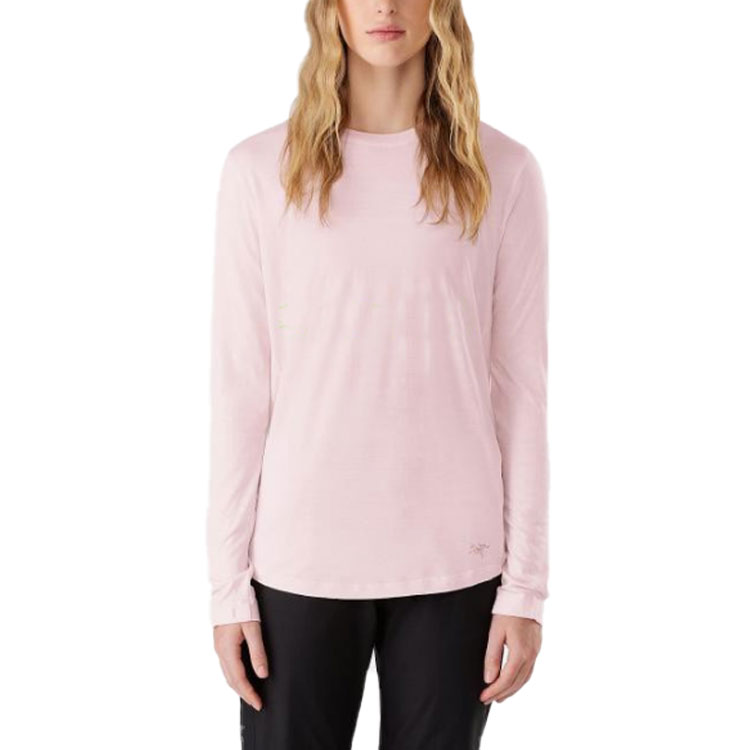 Lookbook (Women) Arcteryx Arc'teryx Lana Crew LS Plain Long Sleeve Sports T-Shirt Women Regular Fit 28020