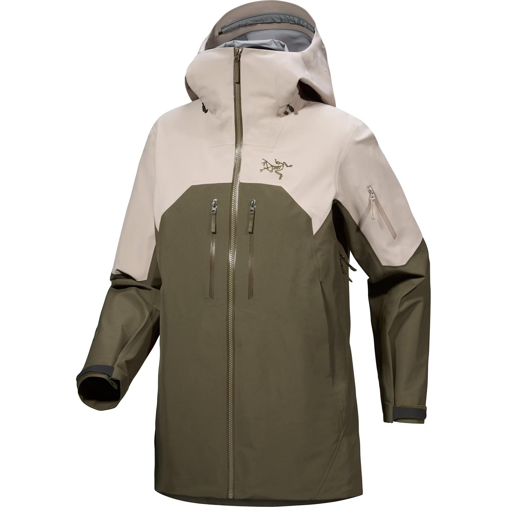 (Women) Arcteryx Arc'teryx RUSH  Lightweight Waterproof Windproof Gore-Tex Jacket Green/Beige X000010158