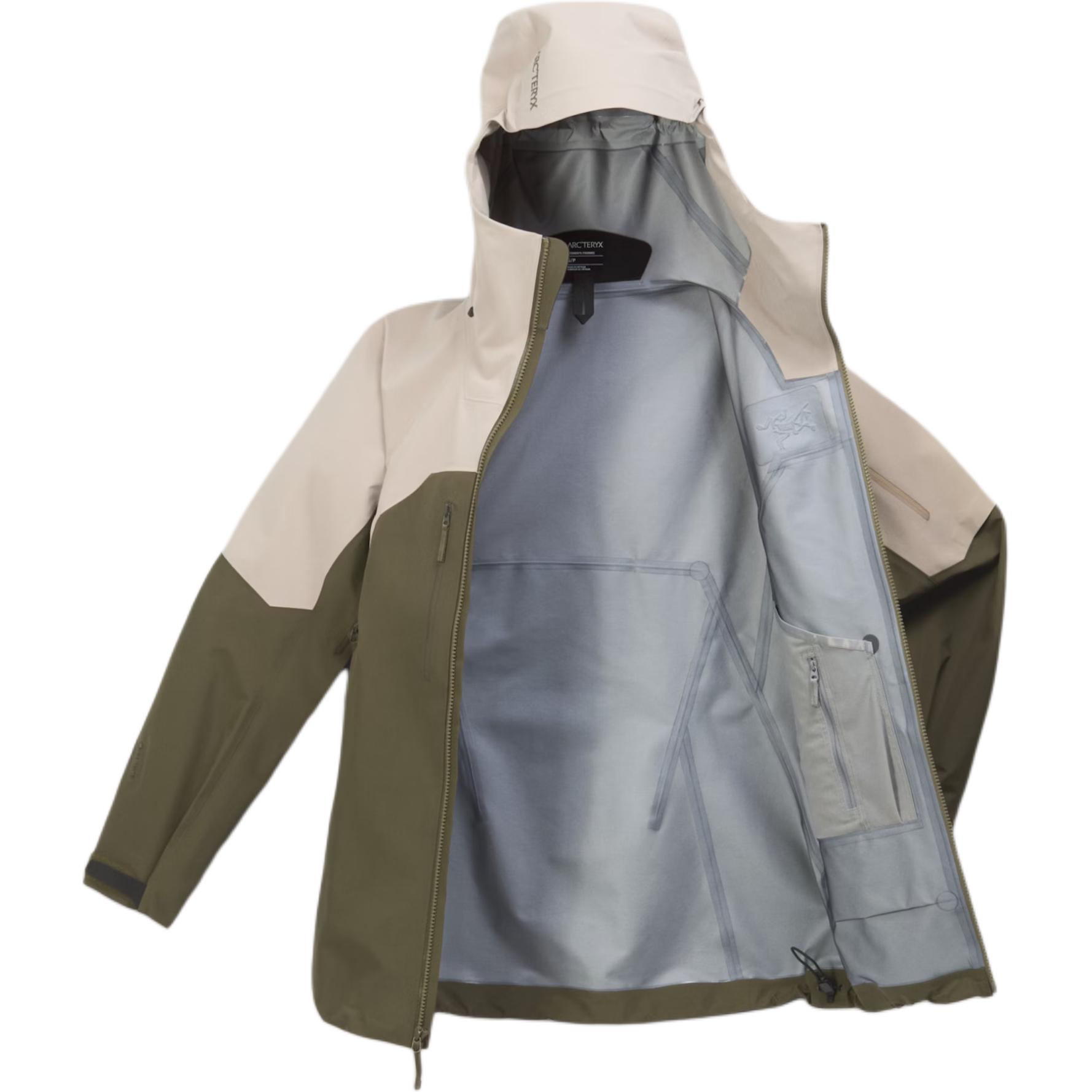 Shop (W) 아크테릭스 RUSH 방수 방풍 고어텍스 재킷 그린/베이지 (가볍고 실용적) X000010158